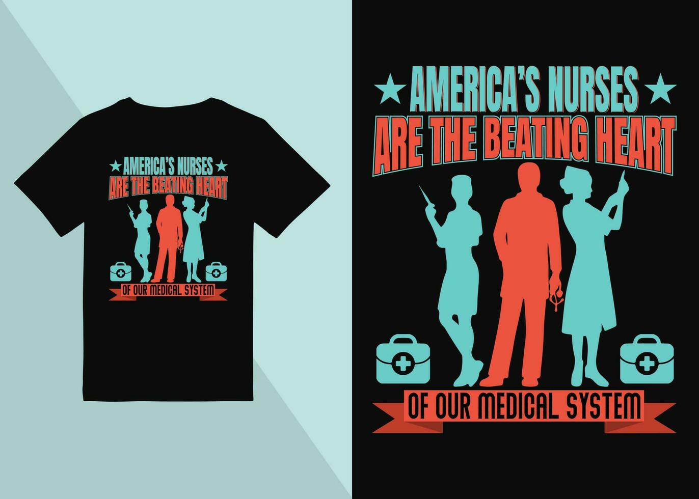 Nurse t shirt Vectors  and Illustrations