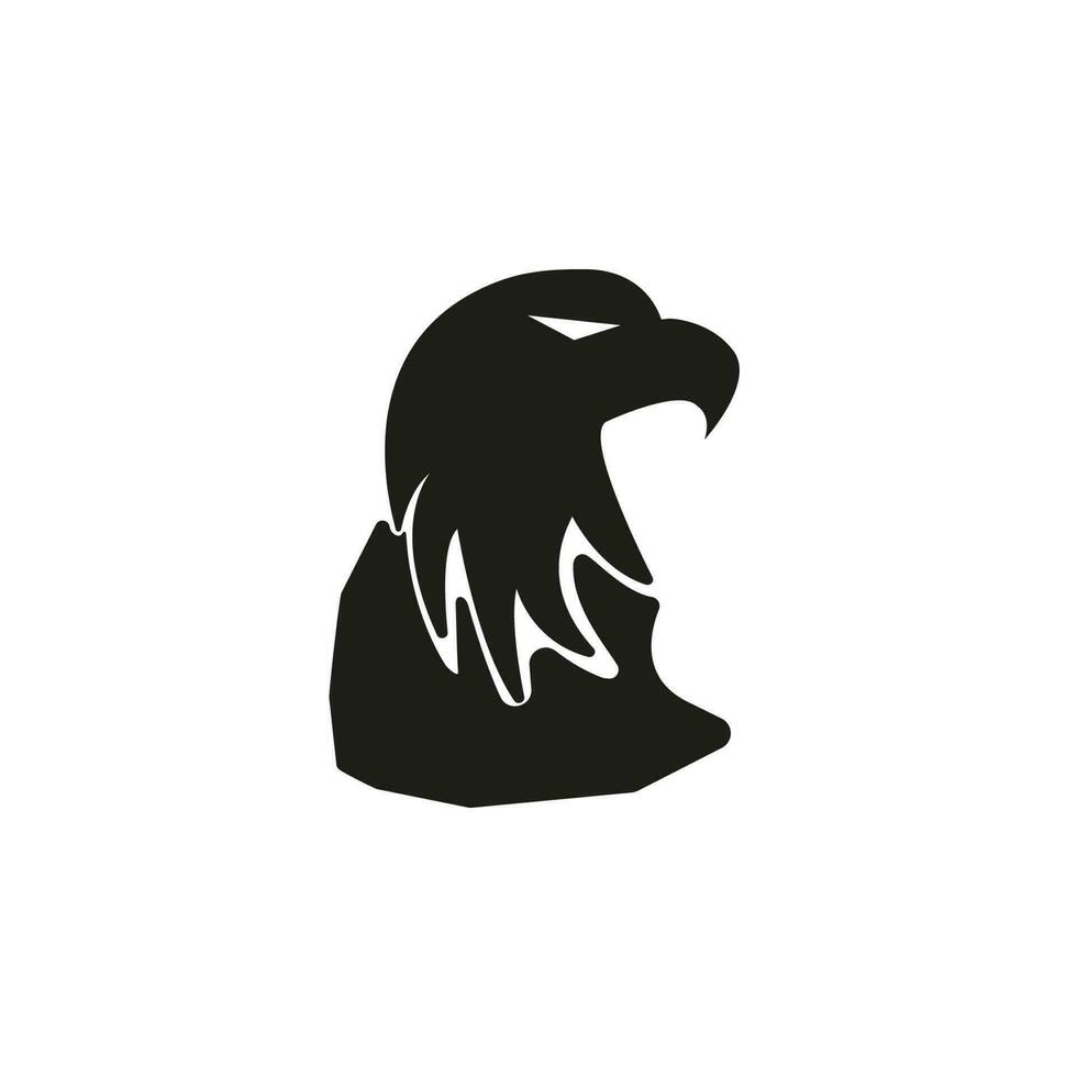 head of eagle head vector icon illustration