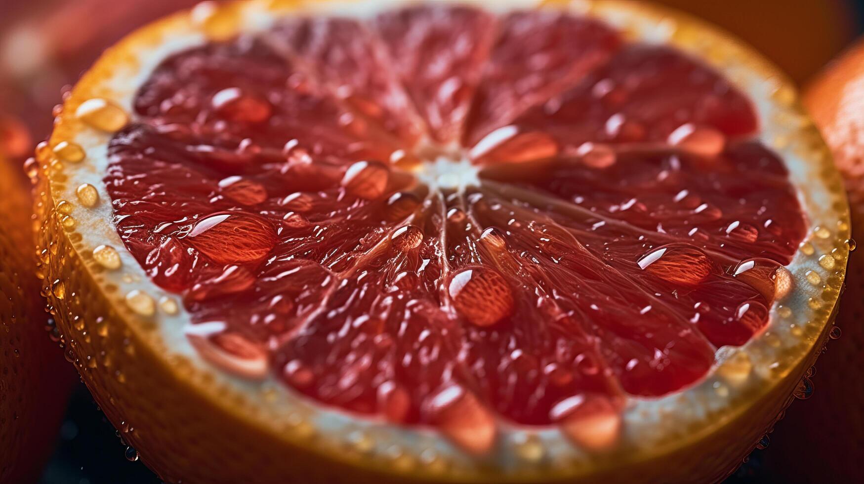 Red citrus Illustration photo