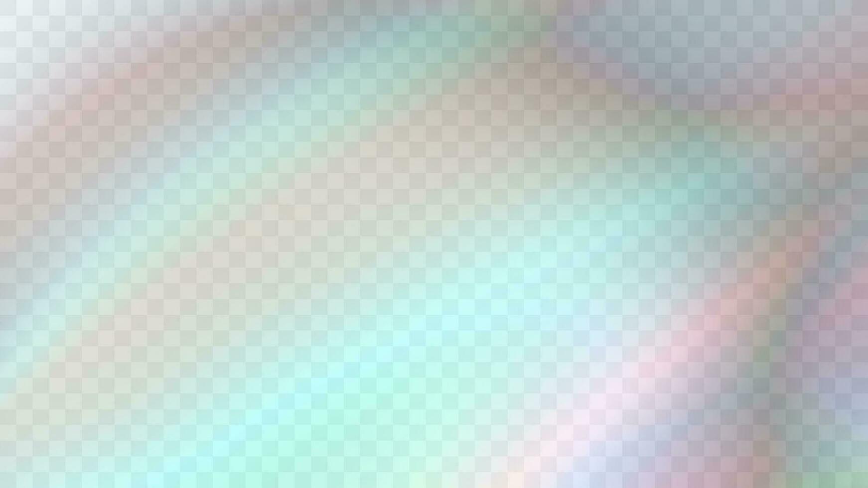 Modern blurred gradient background in trendy retro 90s, 00s style. Y2K aesthetic. Rainbow light prism effect. Hologram reflection. Poster template for social media posts, digital marketing vector