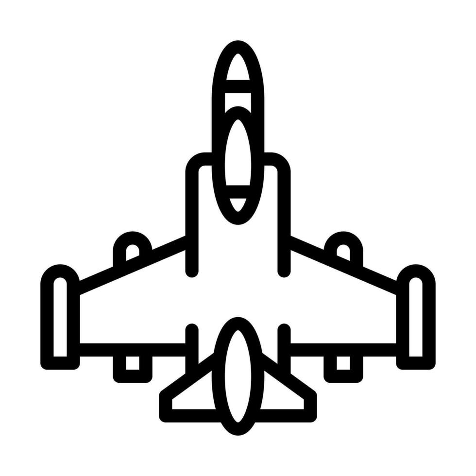 jet plane line style icon, vector icon can be used for mobile, ui, web