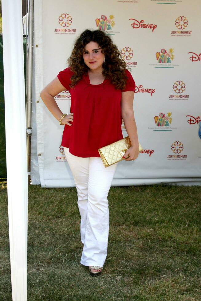 kaycee stroh llegando a un hora para héroes celebridad carnaval beneficiando el elizabeth vidriado pediatría SIDA Fundación a el wadsworth teatro jardines en madera del oeste California en junio 7 7 2009 2009 foto