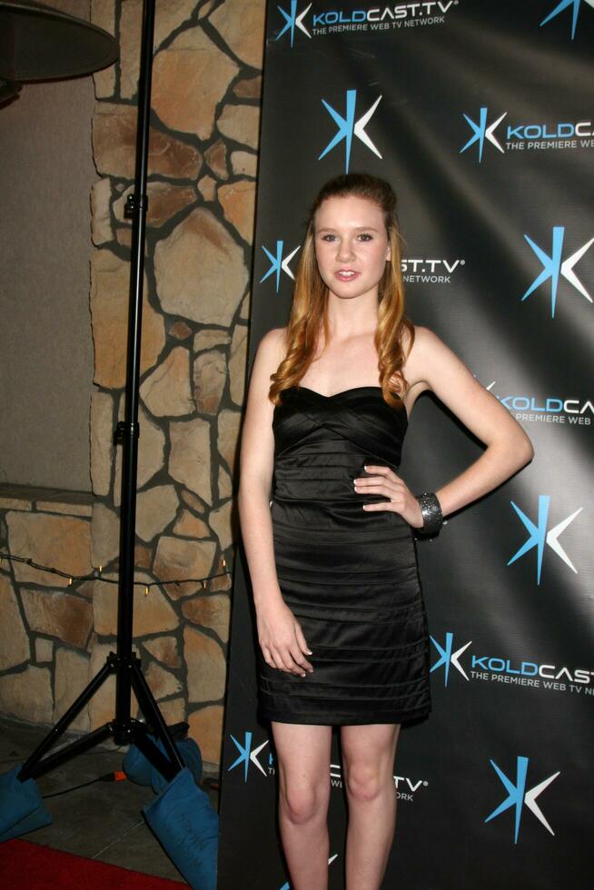 LOS ANGELES - DEC 14, Madisen Beaty attends the Miss Behave Season Two Premiere Party at Flappers Comedy Club on December 14, 2010 in Burbank, CA photo