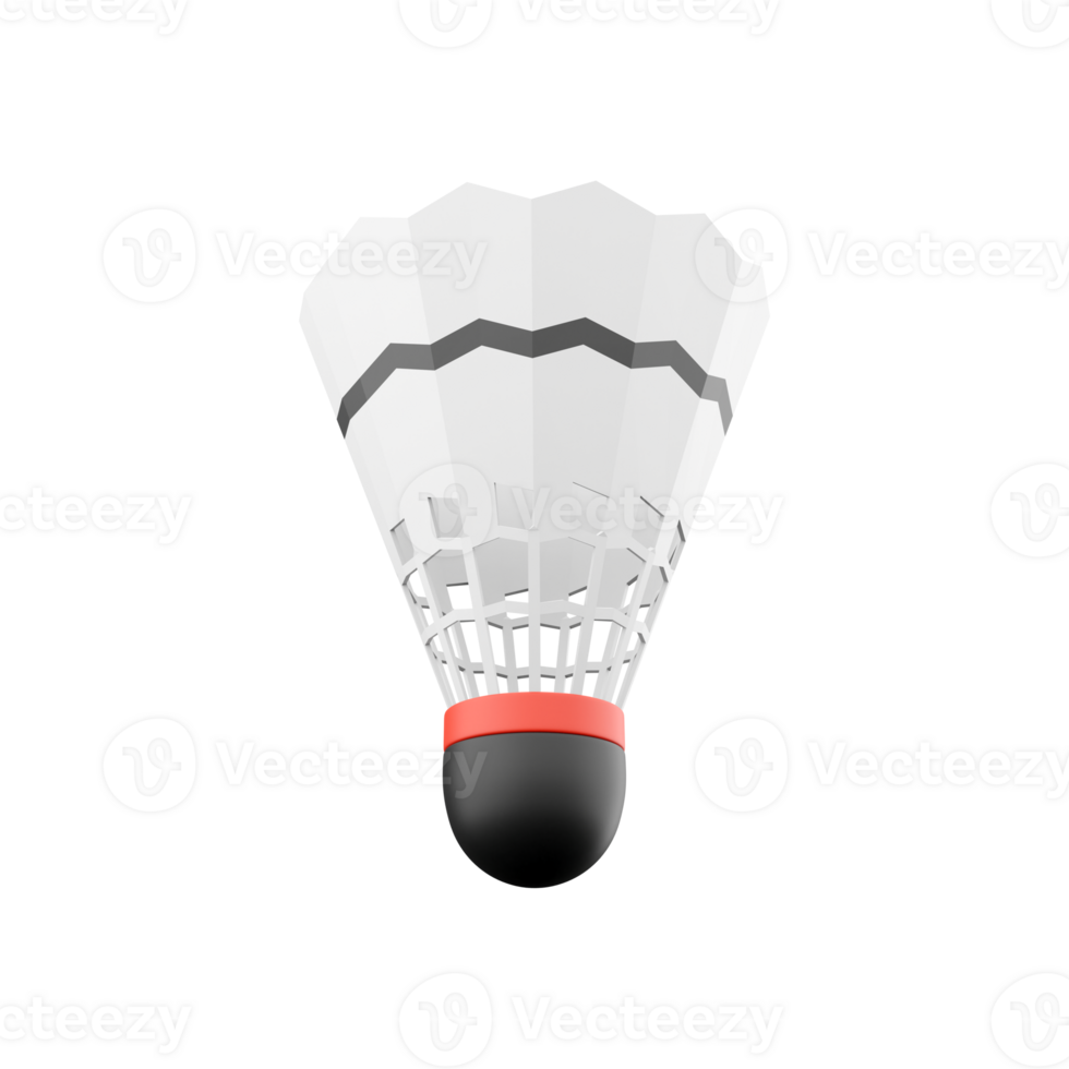 3d render shittlecock. 3d rendering badminton. 3d render badminton shuttlecock. png