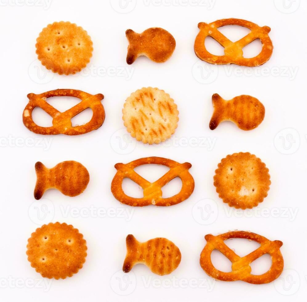 salty crackers biscuits photo