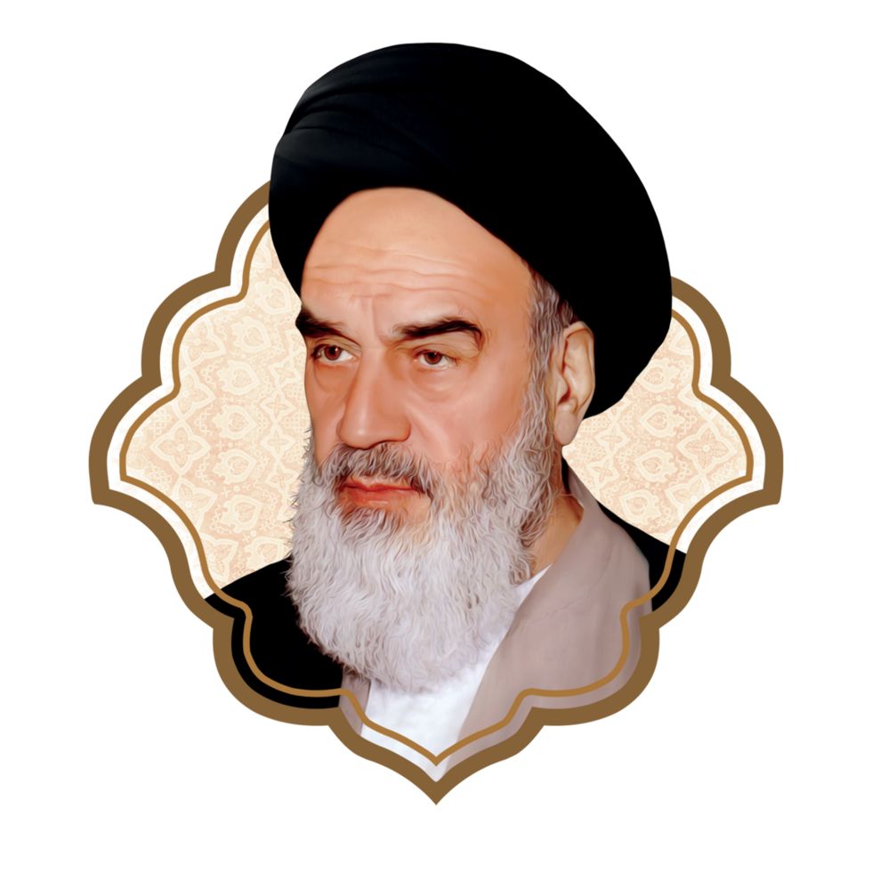 Ajatollah Khomeini Porträt. png