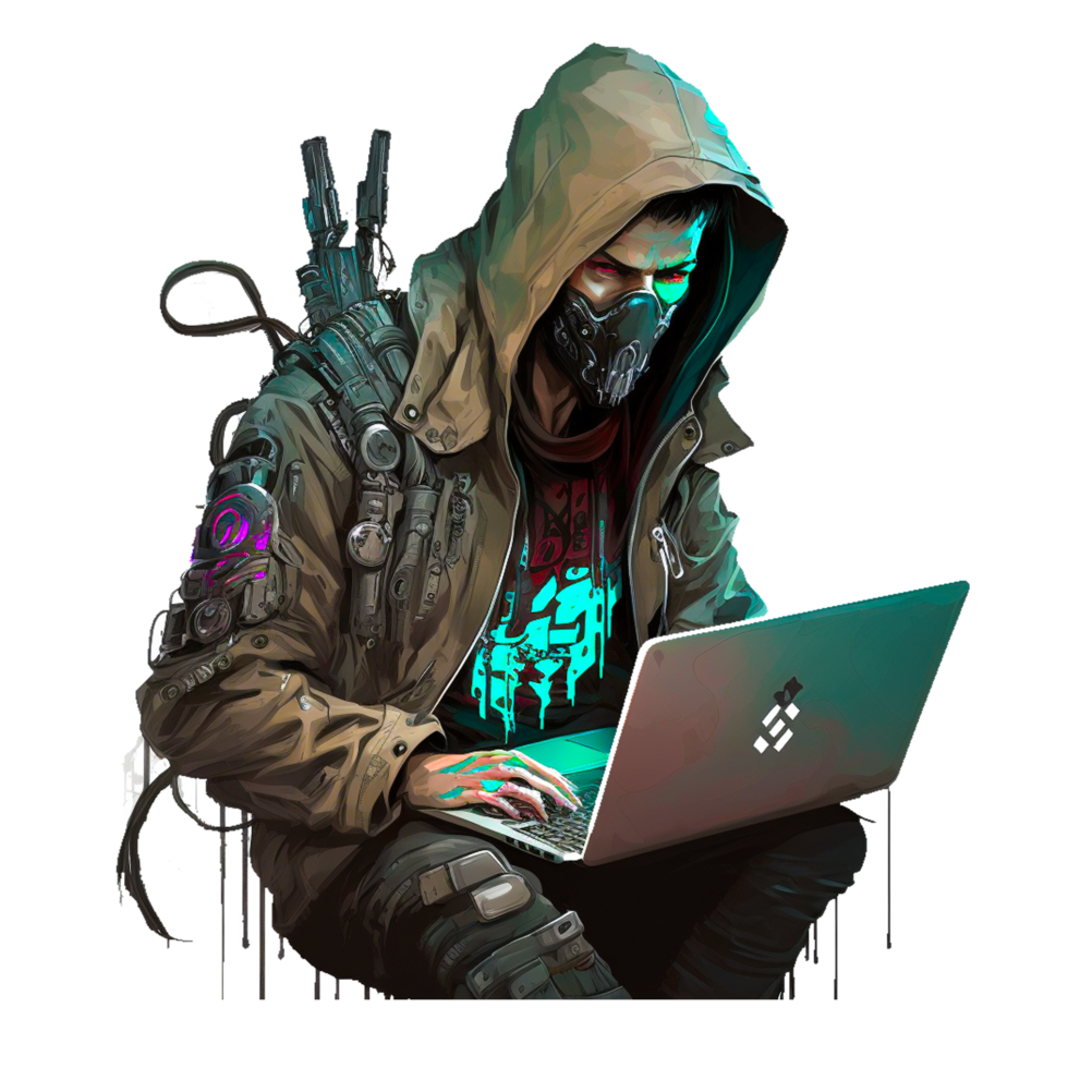 ai generativo hacker livre ilustração png