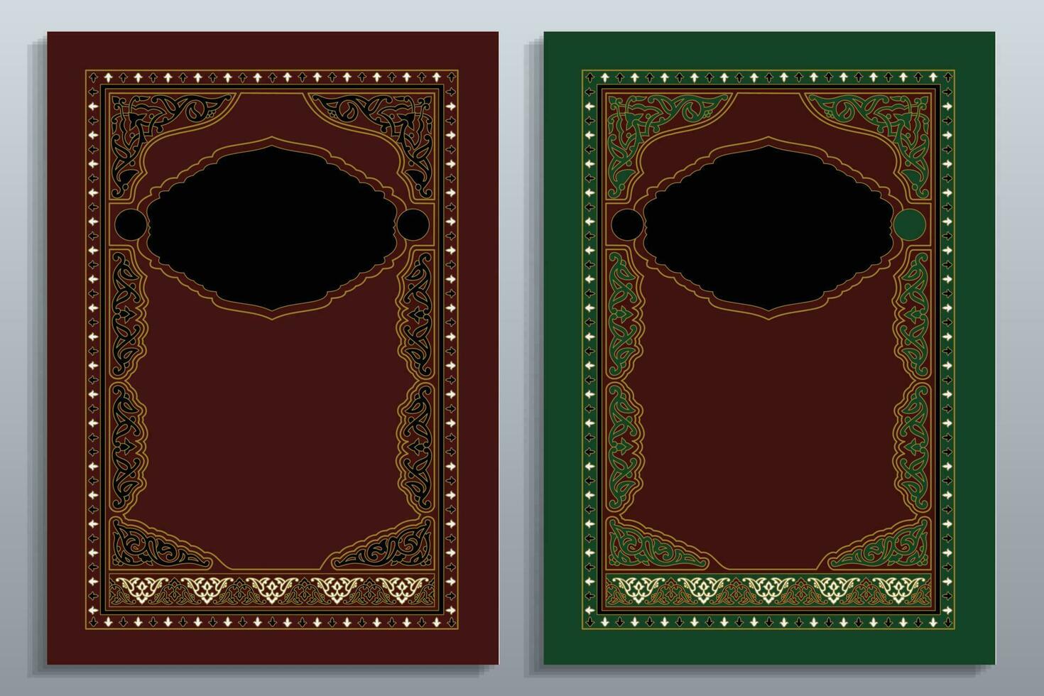 Quran Book Cover vector
