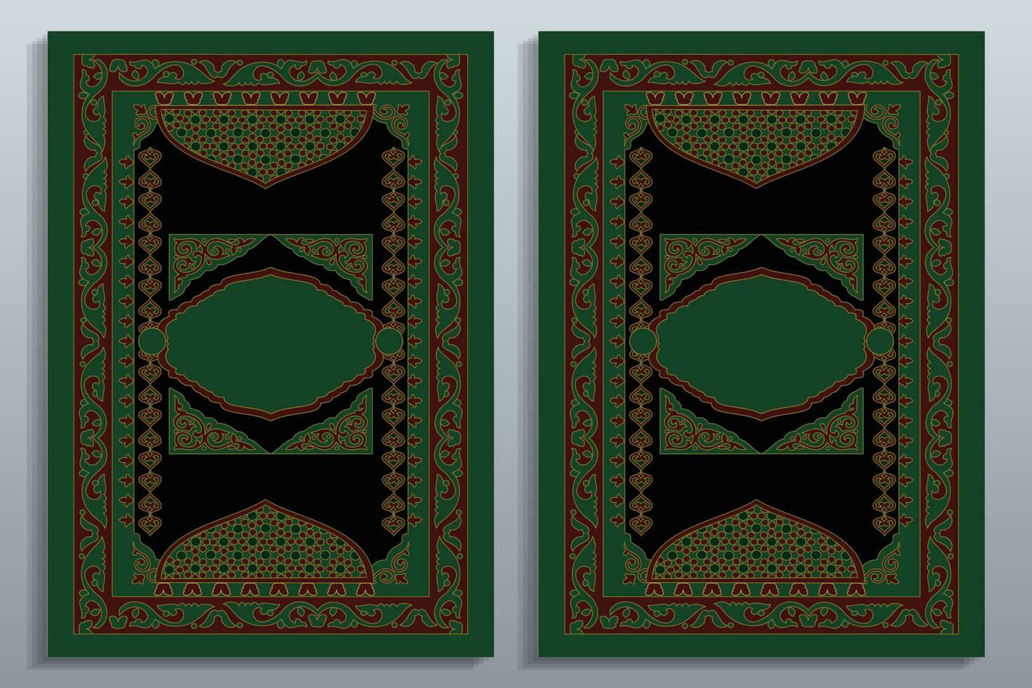 Quran Book Cover vector