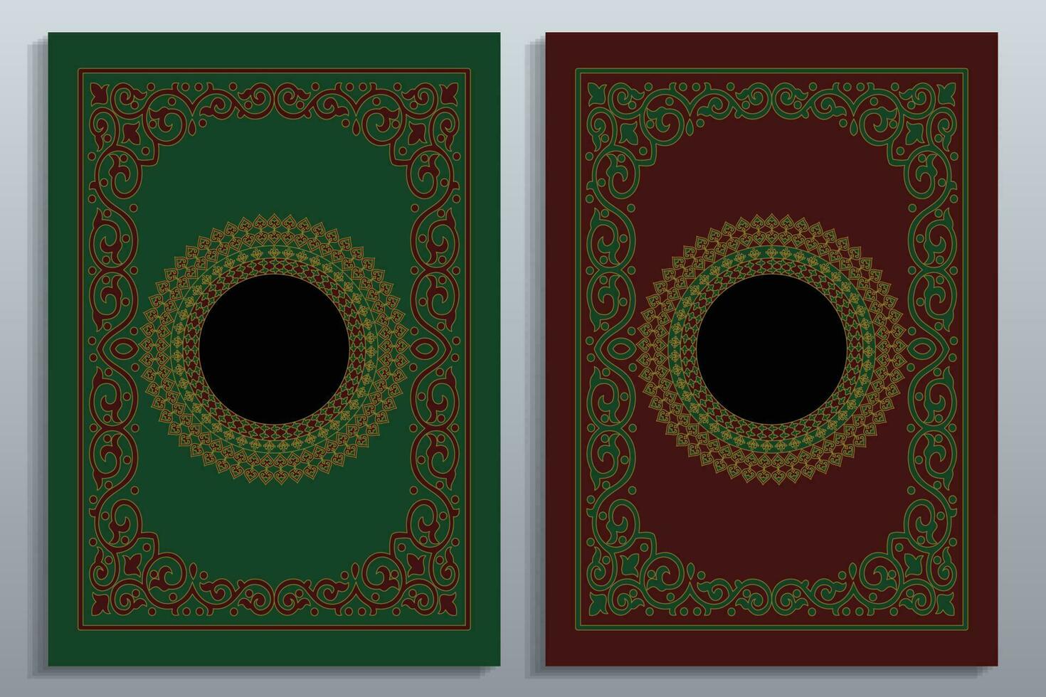 Quran Book Cover vector