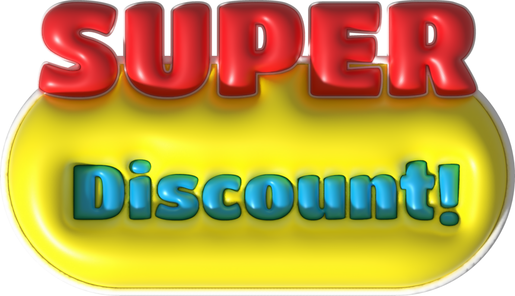 Sale banner design,Shopping deal offer discount,super discount.3d illustration png