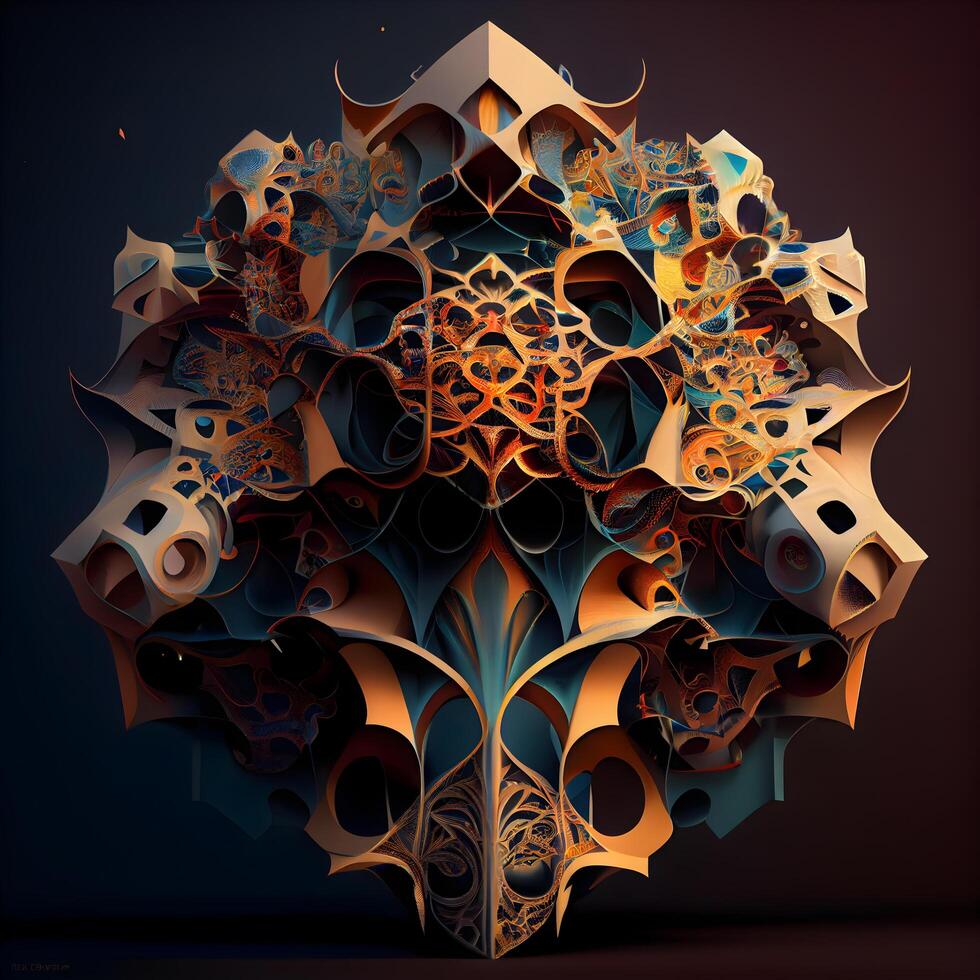 Abstract fractal background. Design element for brochure, flyer, web and other graphic designer works., Image photo