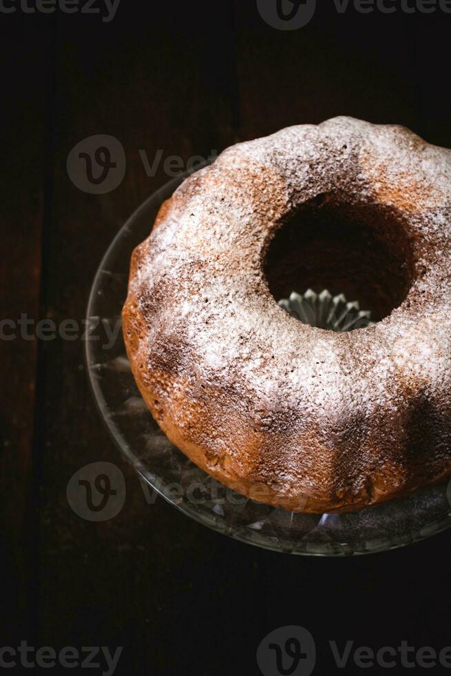 Homemade koughlof cake photo