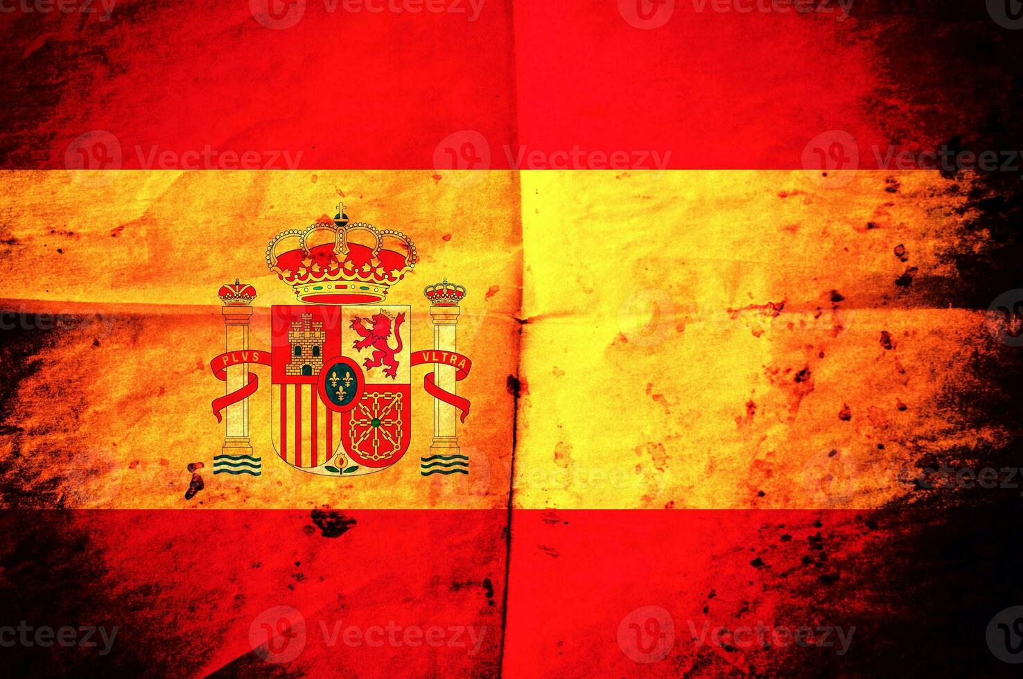 Español bandera antecedentes foto