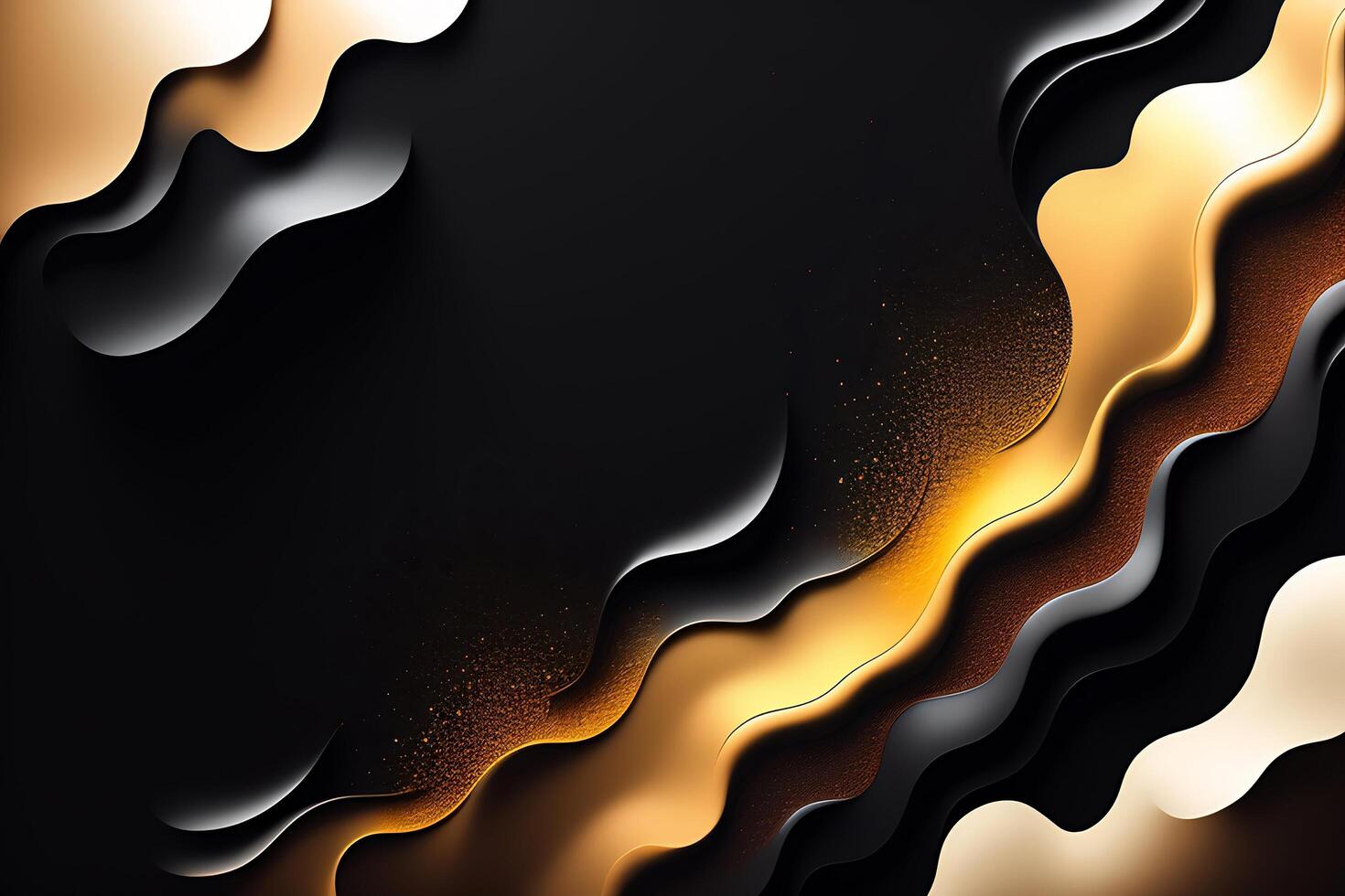 abstract background with glowing lines in the form of a rainbow.. photo