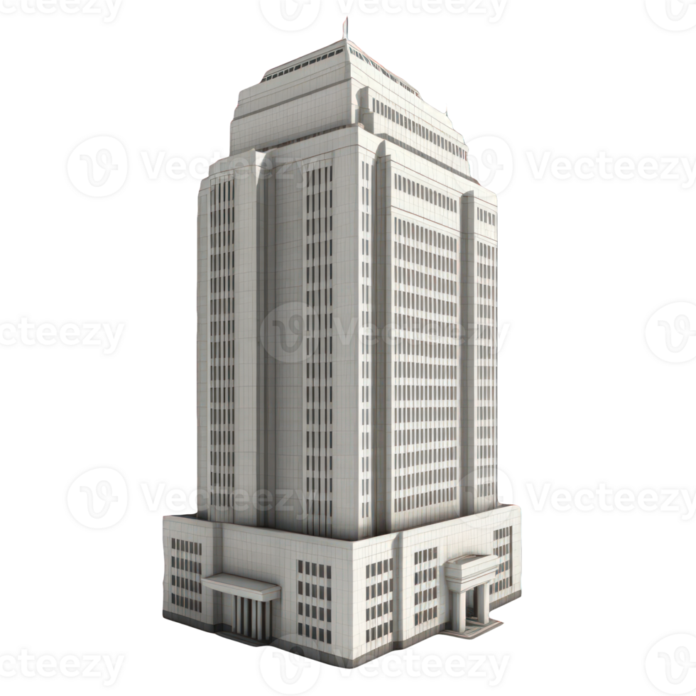 cette est un image de le kravisyj gratte-ciel, isolé sur une transparent arrière-plan, permettant pour facile l'intégration avec autre dessins ou visuels.génératif ai png