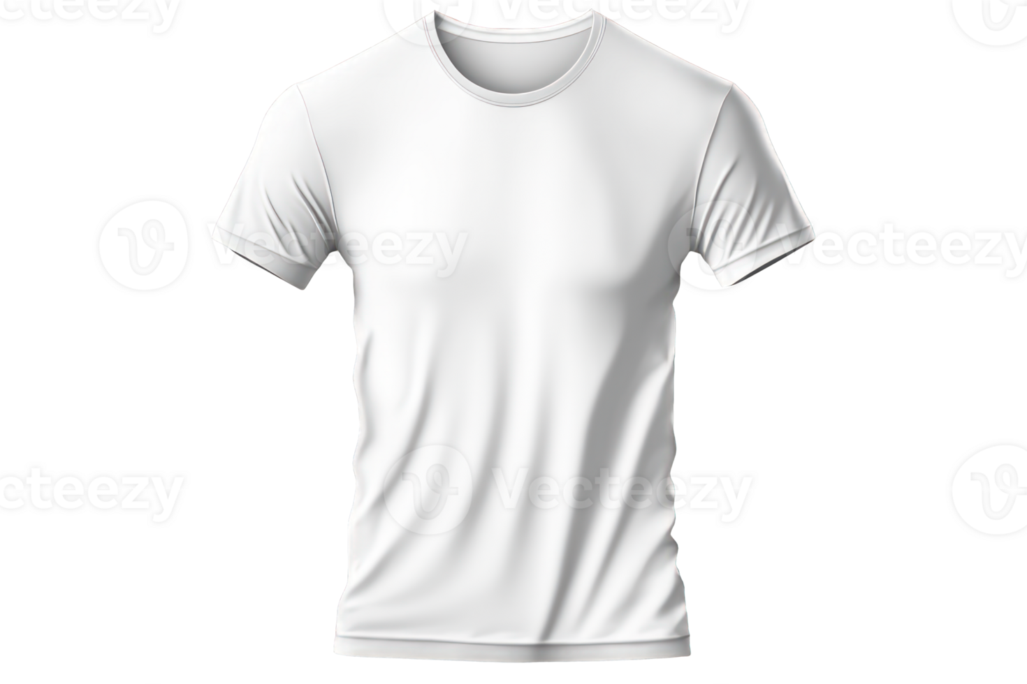 This image is a photograph or digital rendering of a short sleeved t-shirt, which appears to be realistic in nature. png