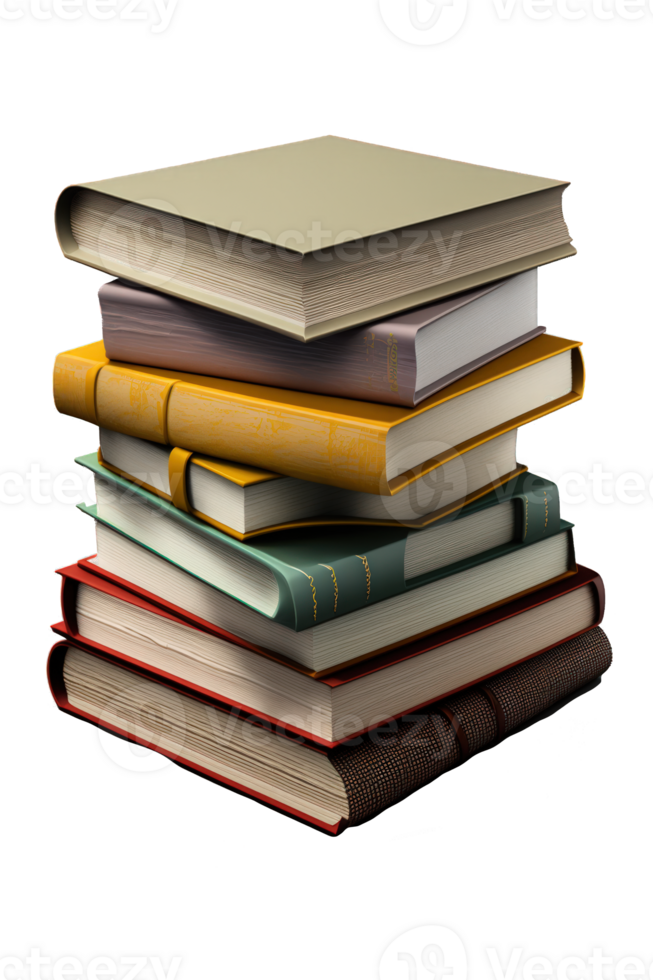 Stacked books pngs for free download
