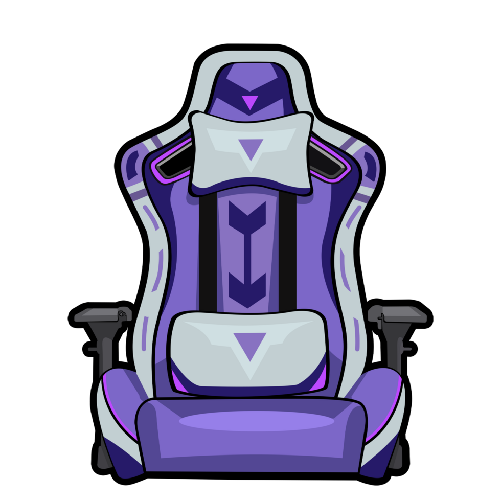 logo esport gioco sedia scifi viola png