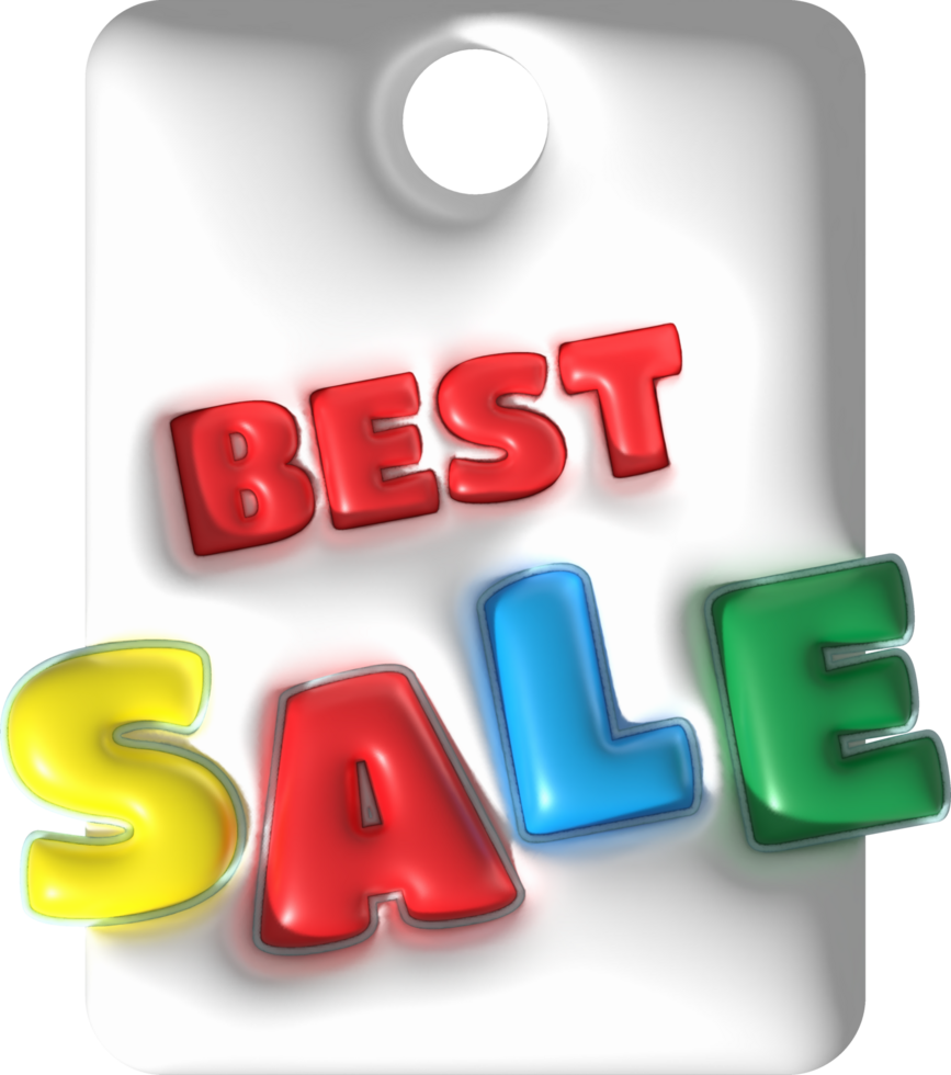 3d illustration Sale banner design,Shopping deal offer discount,Best sale. png