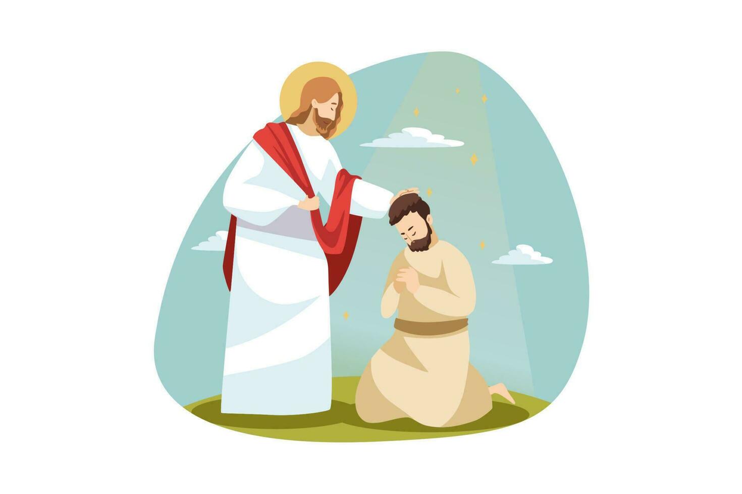 Religion, bible, chistianity concept vector
