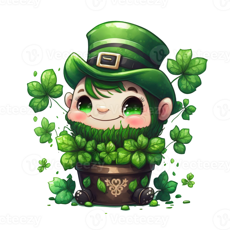 Cute Dwarf St Patricks Day png