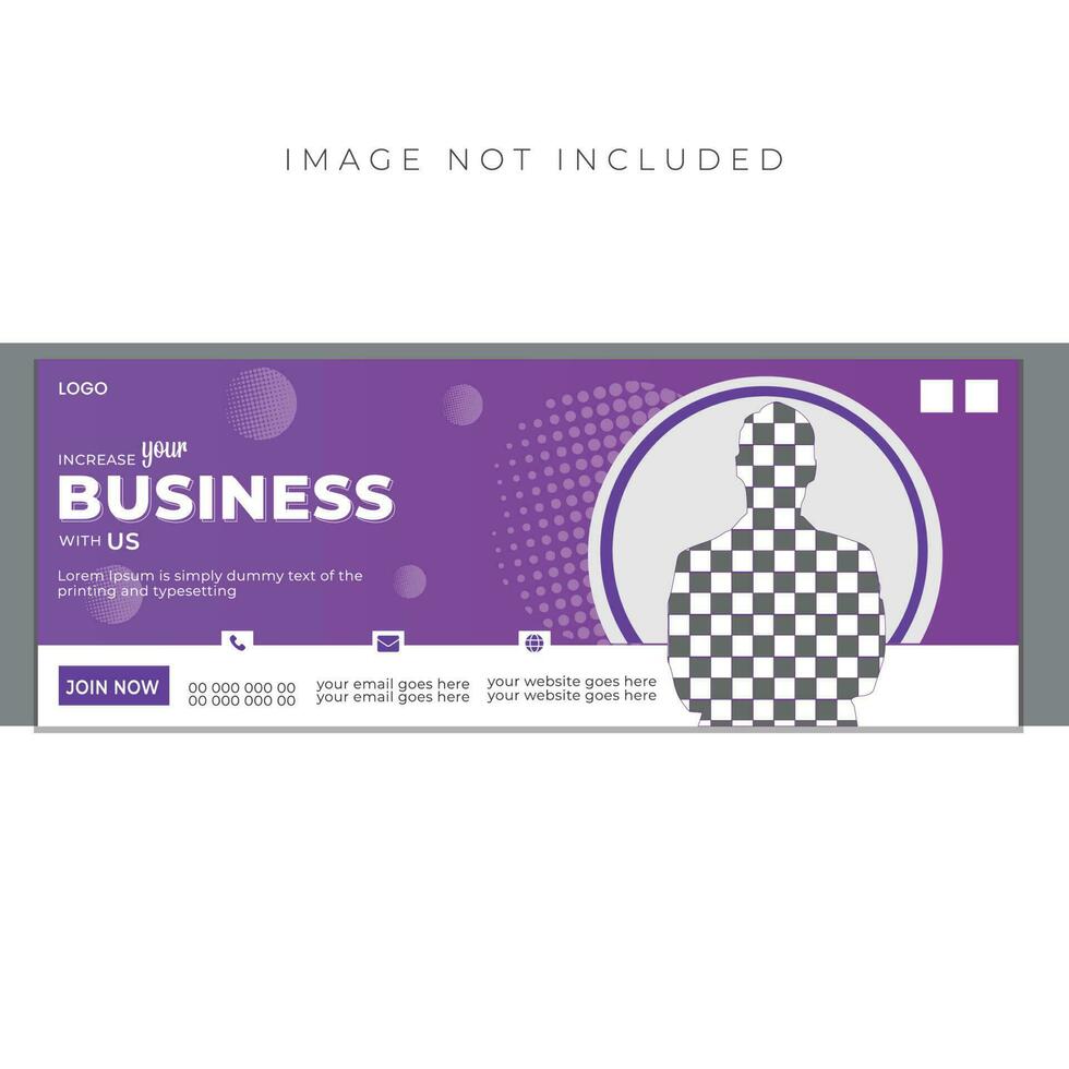 Modern Social Media Business Cover Banner Design. Corporate Web Banner Template With Creative Layout. Vector,Marketing,Promotion. vector