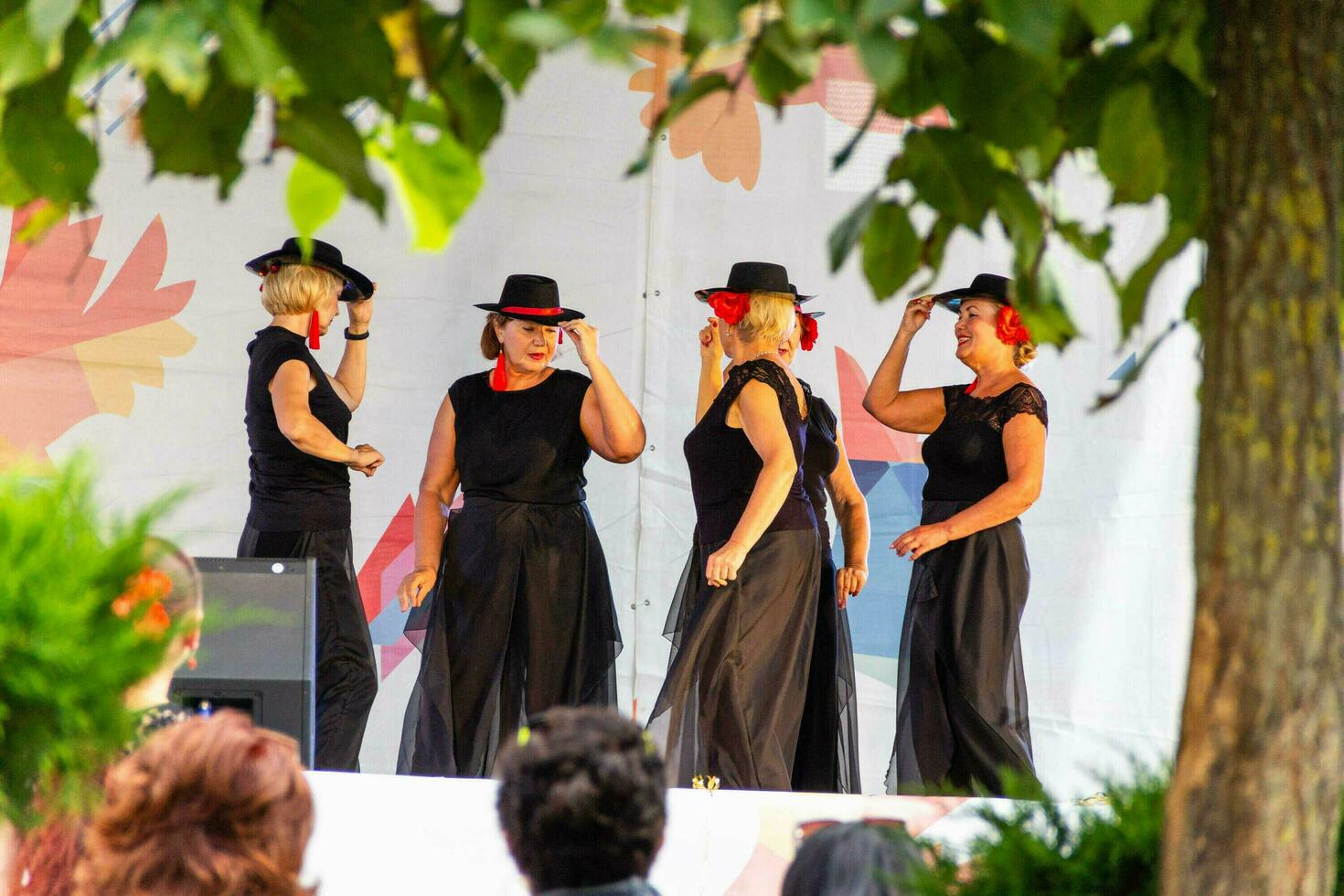 Grodno, Belarus - September 03, 2022 Youth Center Grodno, street PRO100 DANCE, dance festival with the participation of choreographic groups of different genres photo