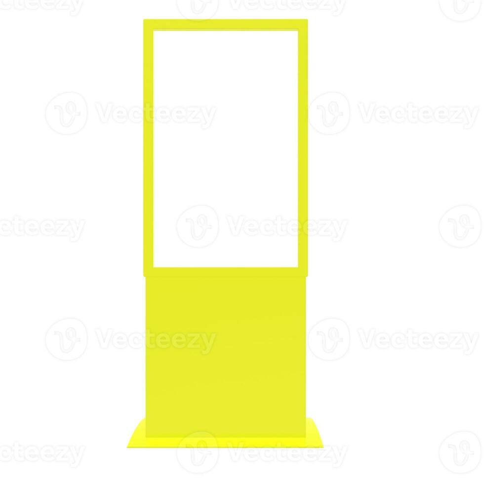Isolated virtual billboards in computer-generated setting photo