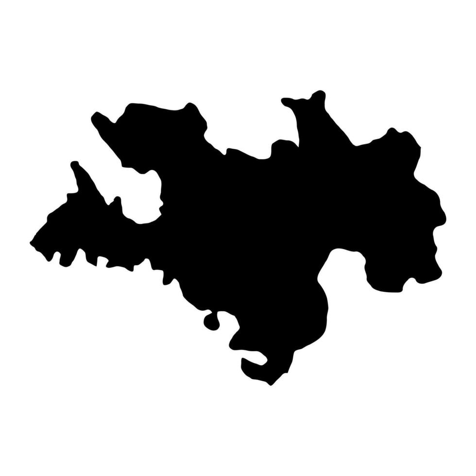 briceni distrito mapa, provincia de Moldavia. vector ilustración.