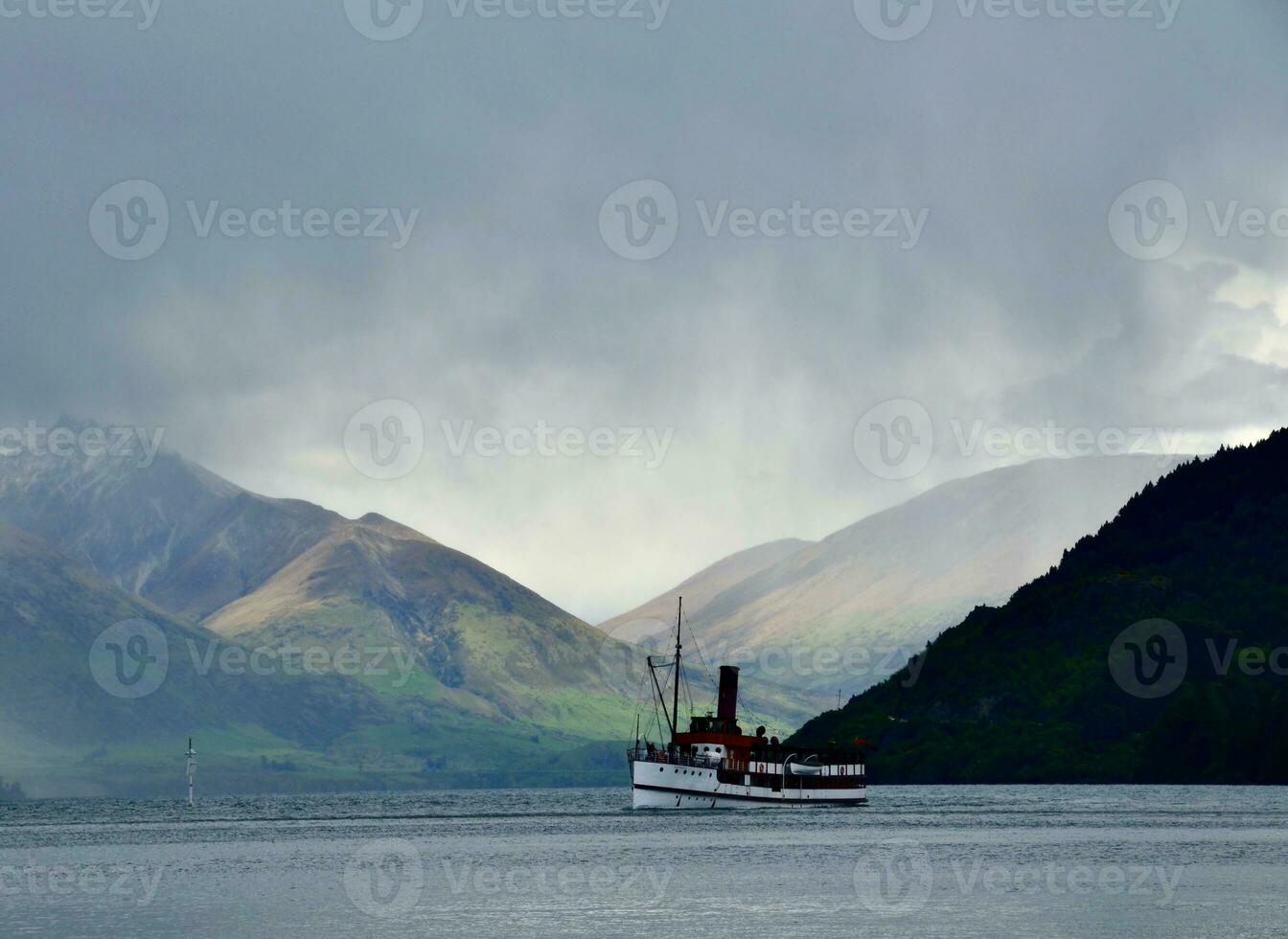 TSS Earnslaw Steamship, Queenstown, New Zealand photo