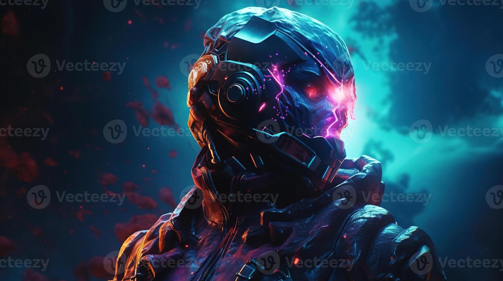 nebula mutant, digital art illustration, photo