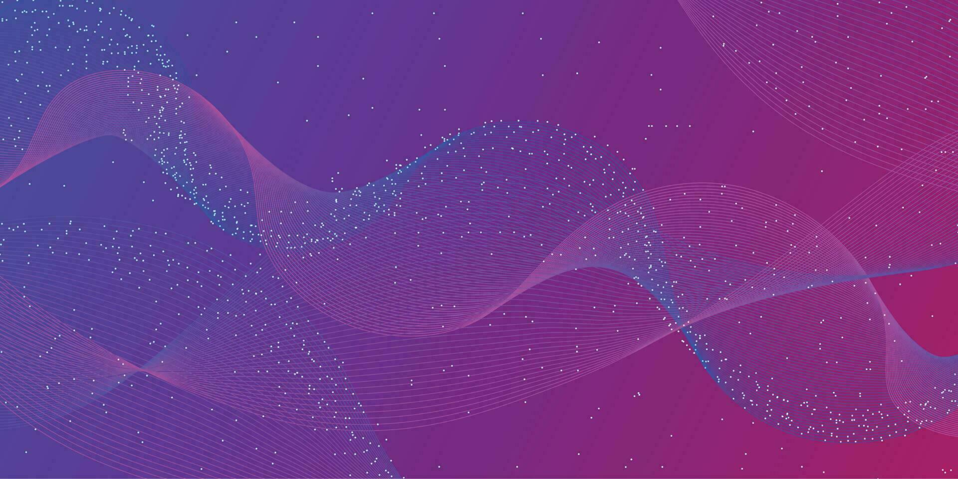 blue and purple wave's and gradient background vector file