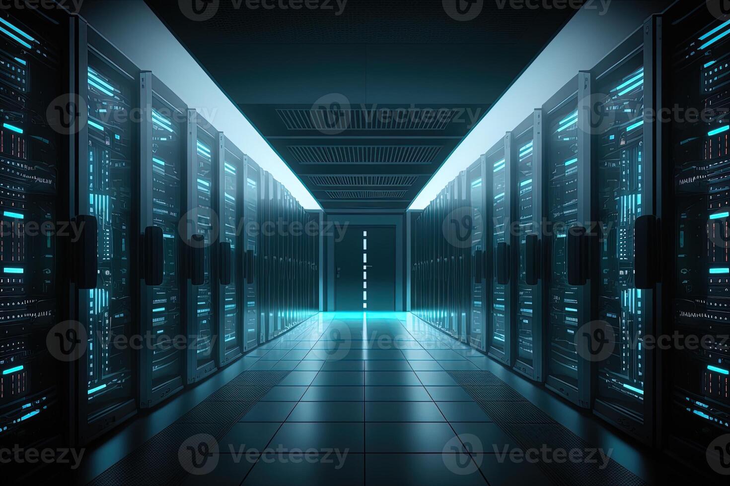 data center room with mainframe storage servers, cloud network concept, hosting databases and internet, Modern Telecommunications, Artificial Intelligence,server room photo