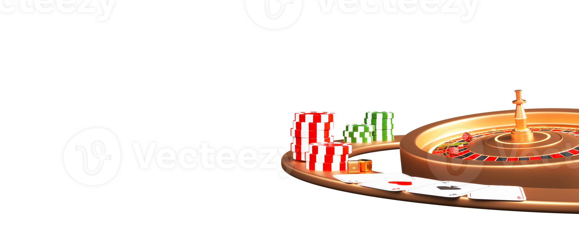 cerca ver de ruleta rueda con dados, jugando tarjetas, póker chip elemento en 3d prestar. png