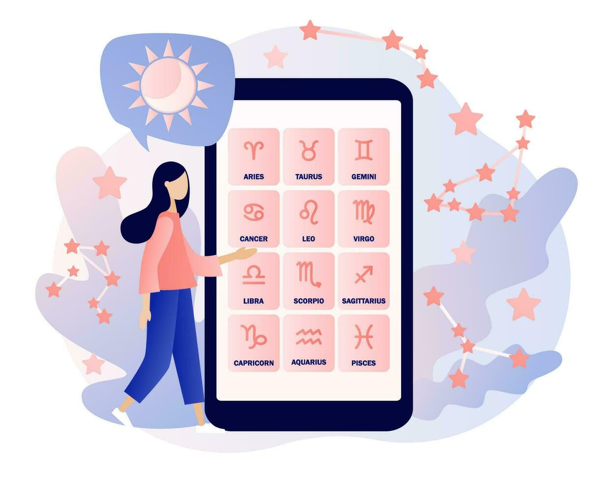 Money for ideas. Tiny people sell business idea online. Investment in creative project or startup company. Balance metaphore. Modern flat cartoon style. Vector illustration on white background