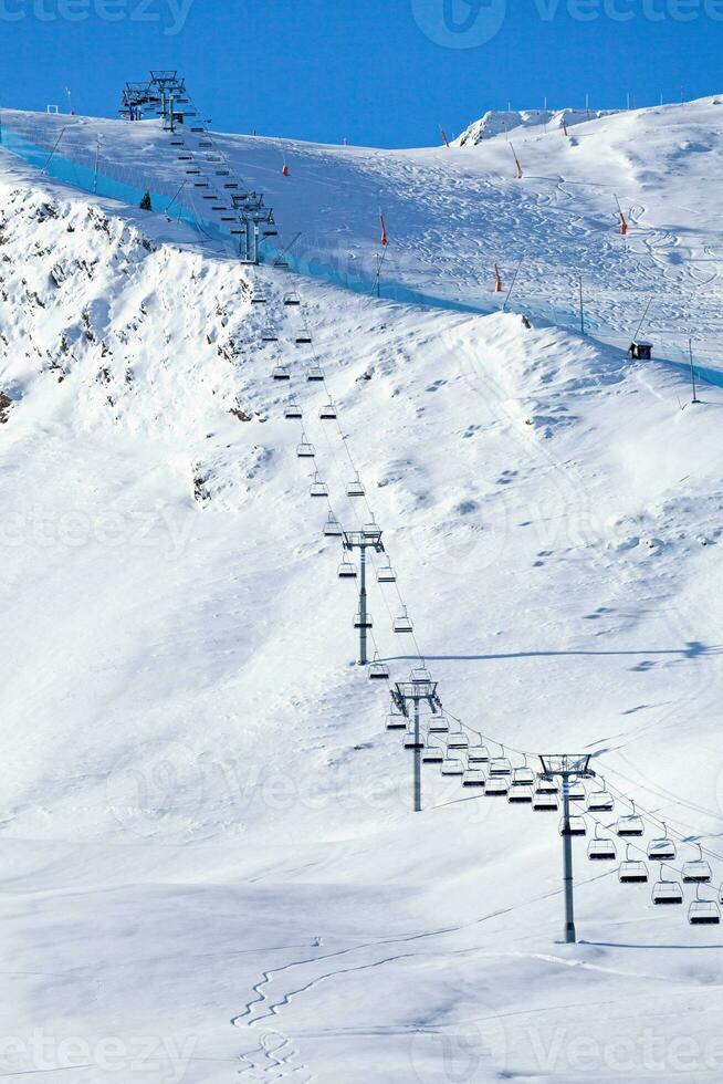 Ski lift in Pas de la Casa photo