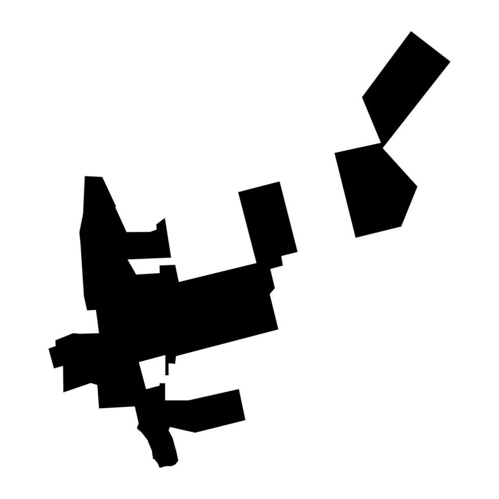 Taraclia district map, province of Moldova. Vector illustration.