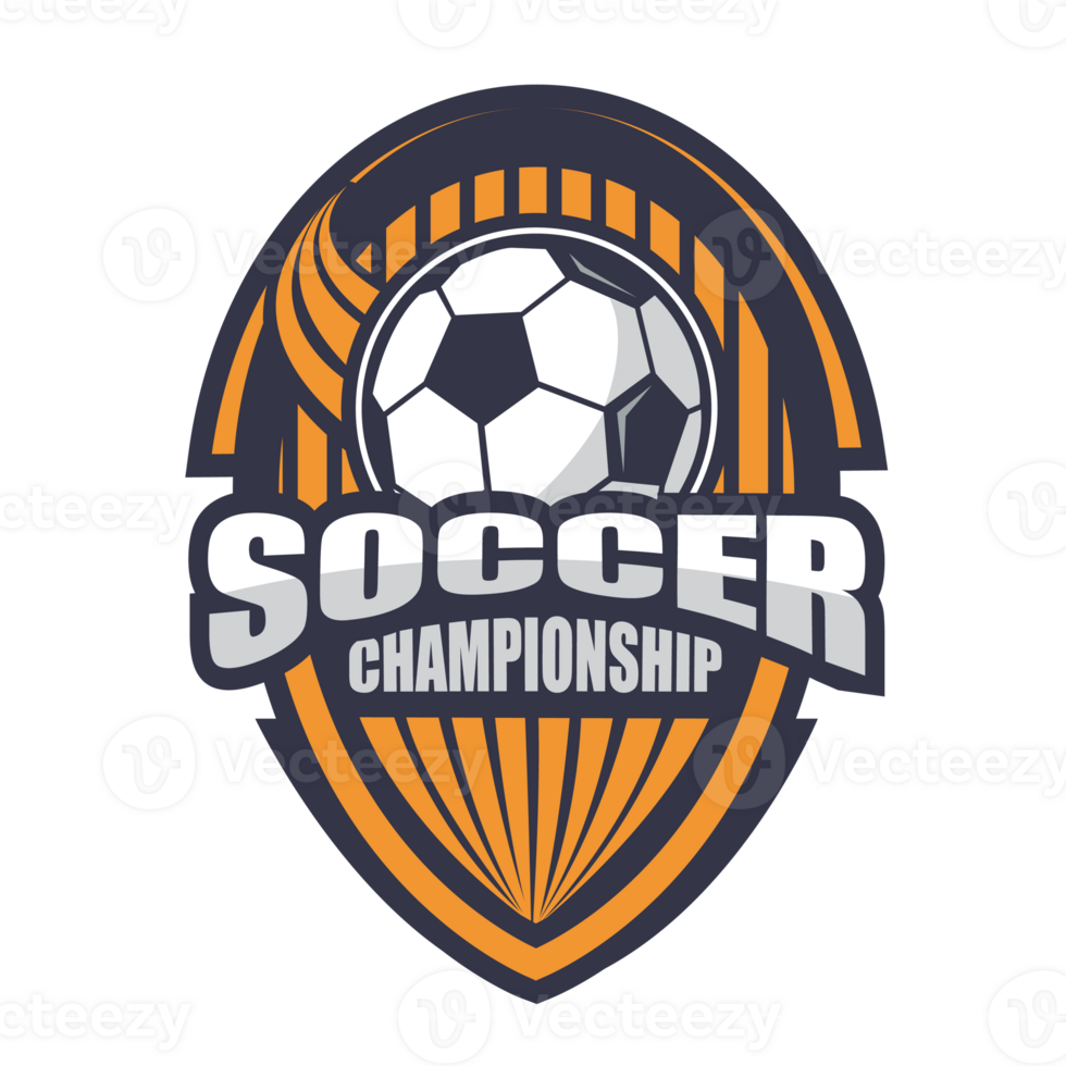 Illustration of yellow soccer logo.It's for success concept 23579933 PNG
