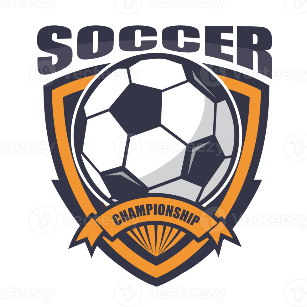 ilustração do futebol logo.it's para vencedora conceito png