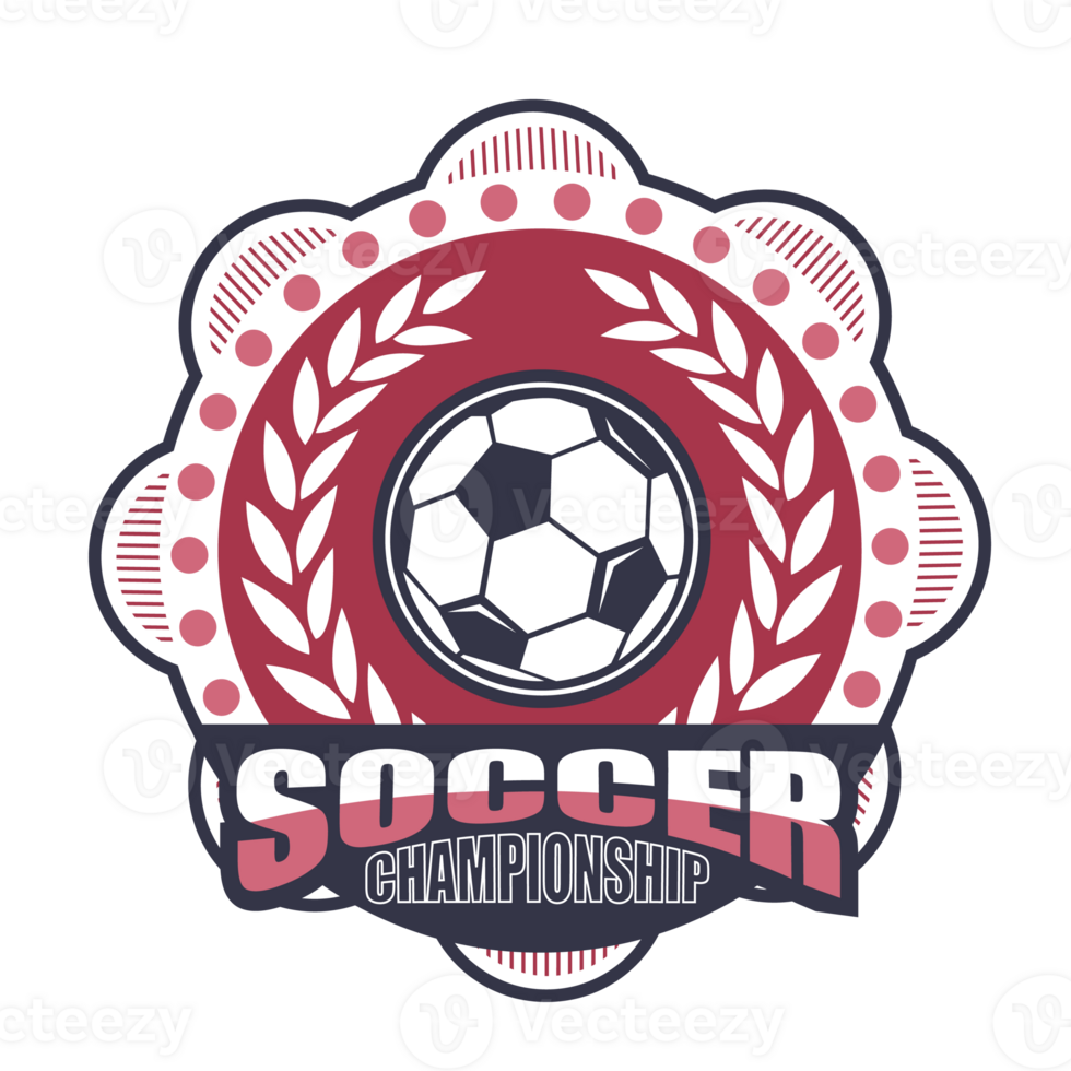 Label of soccer.It's Soccer success concept png