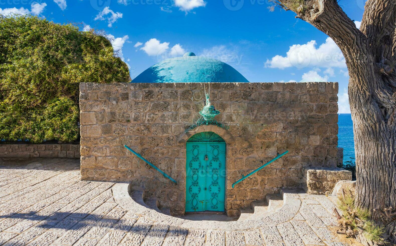 Israel, tel aviva, histórico antiguo jaffa Puerto y árabe ciudad calles arquitectura foto