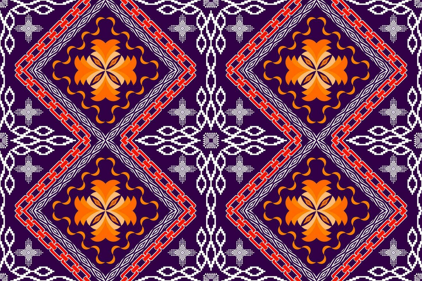 Geometric ethnic oriental traditional art pattern.Figure aztec embroidery style.Design for ethnic background,wallpaper,clothing,wrapping,fabric,element,sarong,vector illustration vector