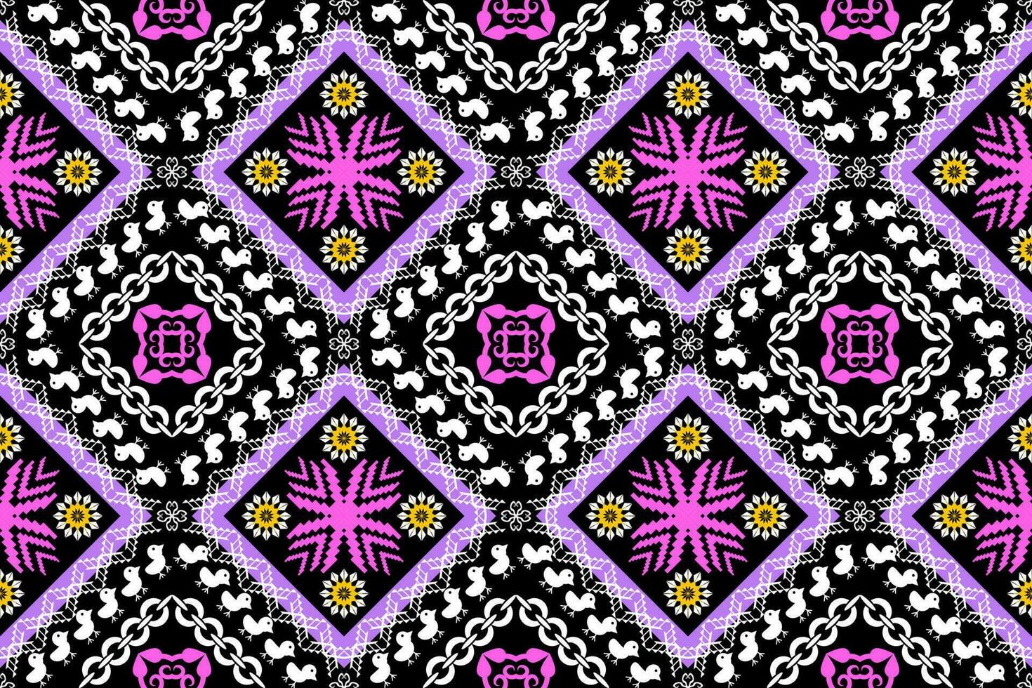 Geometric ethnic oriental traditional art pattern.Figure aztec embroidery style.Design for ethnic background,wallpaper,clothing,wrapping,fabric,element,sarong,vector illustration vector