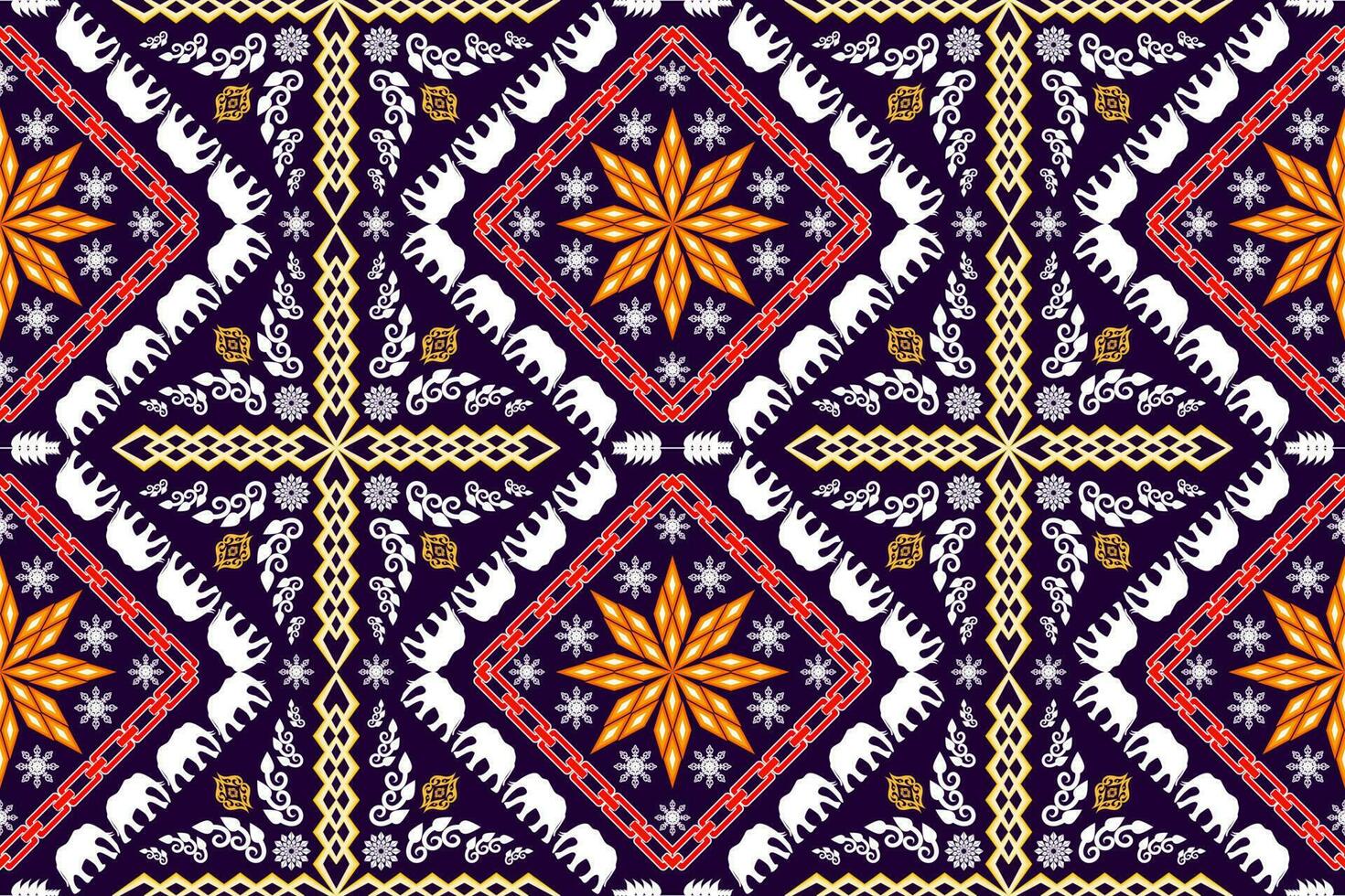 Geometric ethnic oriental traditional art pattern.Figure aztec embroidery style.Design for ethnic background,wallpaper,clothing,wrapping,fabric,element,sarong,vector illustration vector