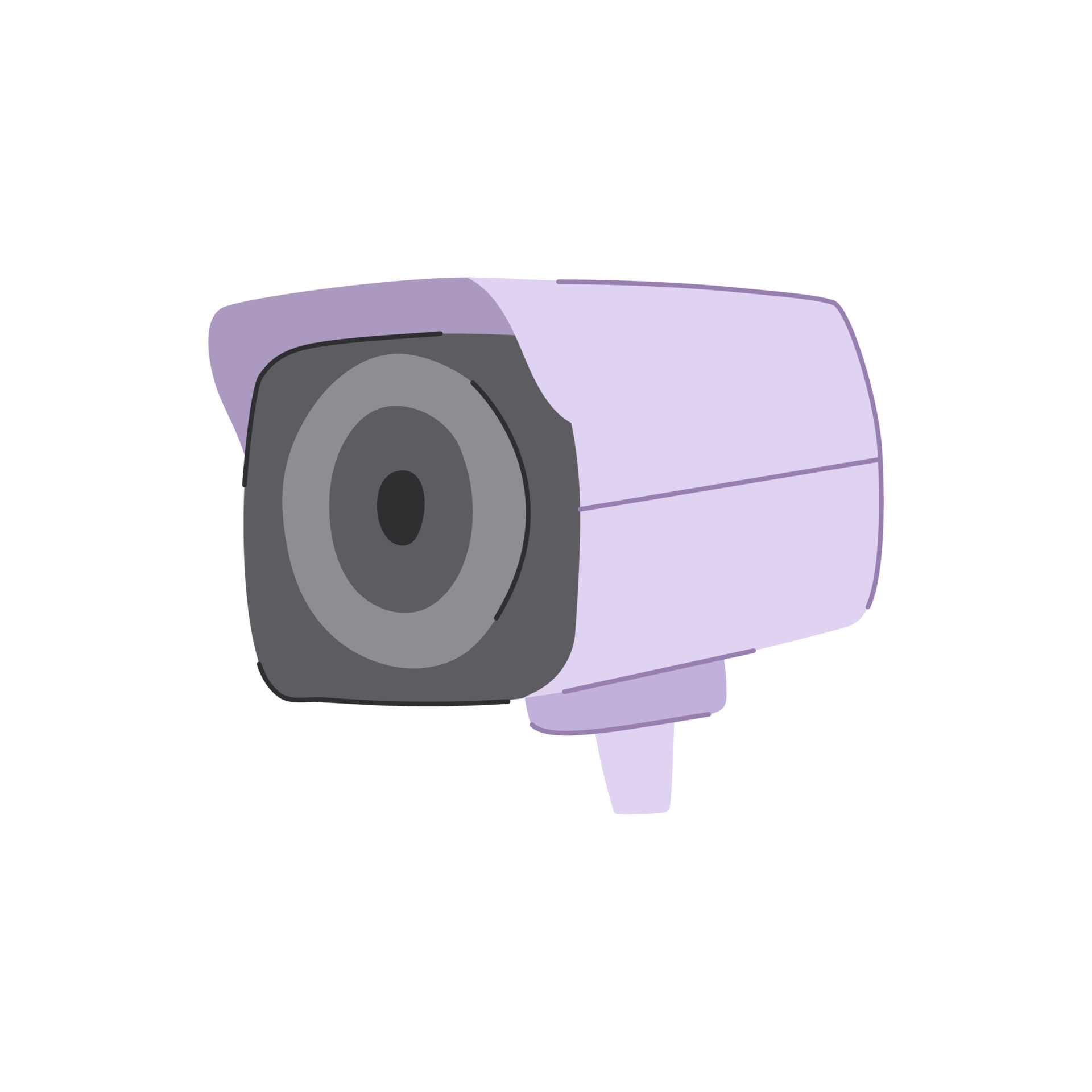 home security camera cartoon vector illustration 23580523 Vector Art at