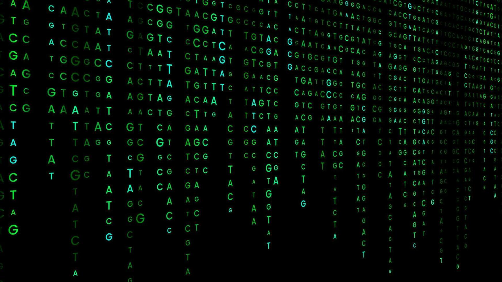 AGCT genomic data visualization background vector
