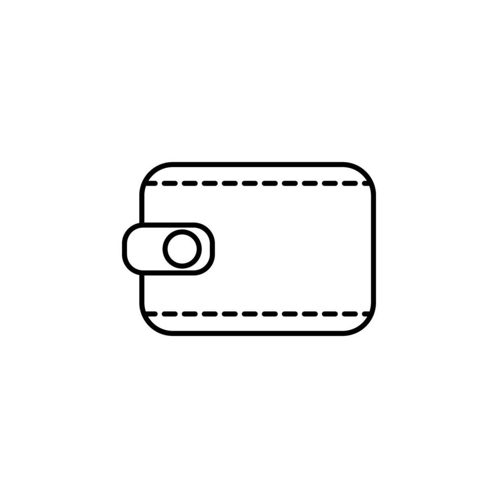 Wallet vector icon illustration