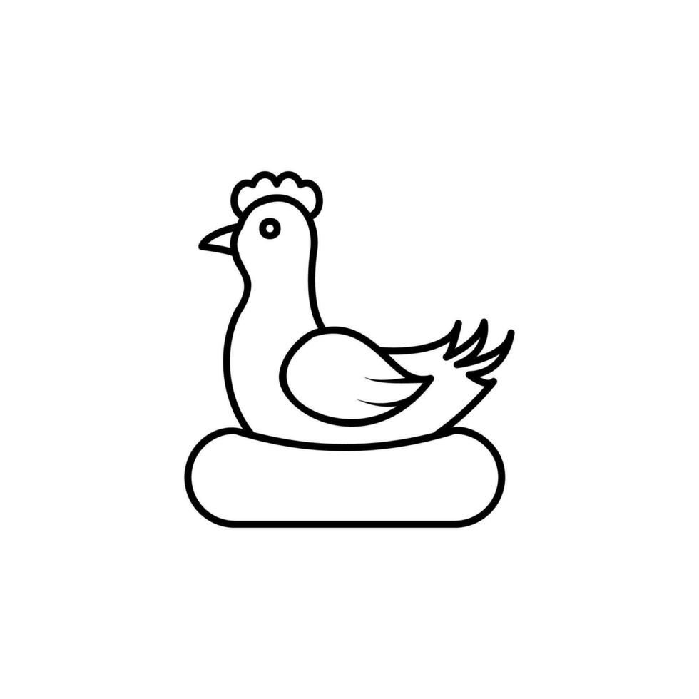 Web line vector icon illustration