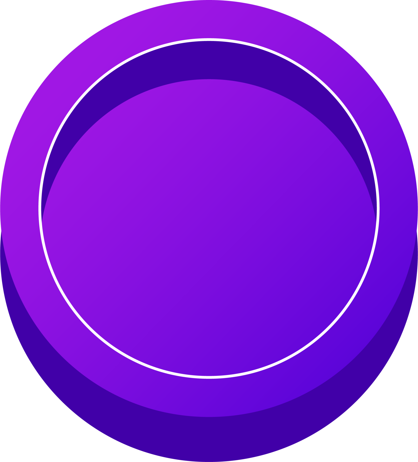 simple 3D colorful glossy buttons.purple shape board or frame symbol